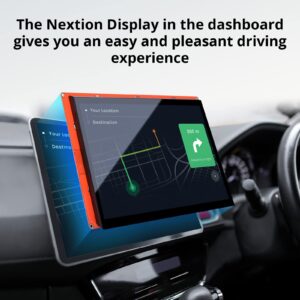 Nextion 10.1″ Intelligent Series HMI Display NX1060P101-011C-I Capacitive LCD-TFT Touch Screen 1024 * 600, Widely Used in Vehicle HMI, 3D Printer, Support Video Audio Animation Play Functions.