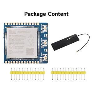 Waveshare SIM7600G-H 4G Communication Module, Compatible with Raspberry Pi 5/4B/3B/Zero/Zero W/Zero 2W/Pico/Pico W/Pico WH, Multi-Band Support, 4G/3G/2G, with GNSS Positioning-Standard Version