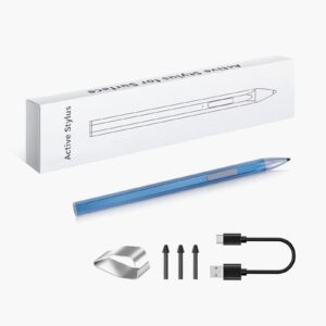 Stylus Pen for HP Envy X360 Pavilion X360 Specter X360 Spectre X2 Envy X2 Rechargeable MPP 2.0 Tilt Active Pen with 4096 Pressure Sensitivity, Palm Rejection, Magnetic Attachment Function, Blue