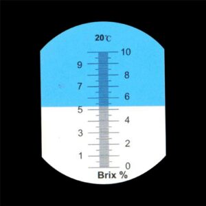 Digital Tester Sugar Refractometer ATC 0-10% Brix Handheld Sugar Meter Sugar Content Testing Equipment for Fruit, Food and Beverage