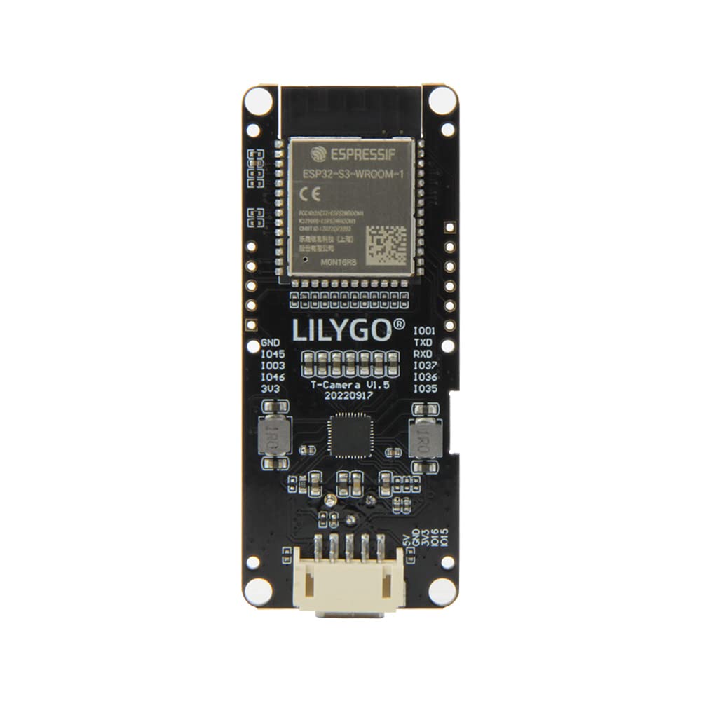 LILYGO T-Camera S3 ESP32-S3 ESP32-Cam 2 Million Pixels HD Camera TTGO Development Board ESP32-S3FN16R8 with 0.96" SSD1306 OLED Mic Pir PMU (T-Camera S3)