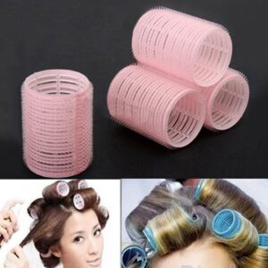 Self Grip Hair Rollers, Hair Curlers, Self-Grip Hair Rollers, Salon Quality Hairdressing Curlers, Pack of 6 Self Grip Hair Curlers Create Waves and Curls DIY Hairstyle Ideal for Holiday Gift