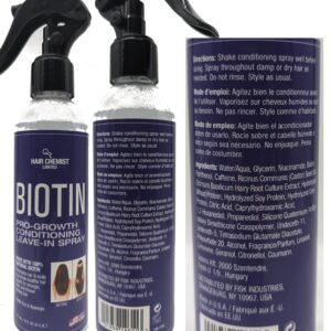 Hair Chemist Biotin Leave-in Conditioning Spray 6 oz. - Deep Conditioning Treatment, Leave in Conditioner