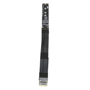 soobu M.2 NVMe SSD Extension Cable, PCB Material Durable Wearable SSD Extension Cable Small Compact Easy Installation for Office (15cm)