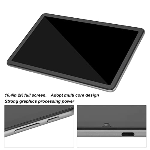 10.4 Inch HD Tablet 5G 2.4G Dual Band HD Tablet Dual SIM Octa Core AI Operating System for Calling Video for Gaming (US Plug)