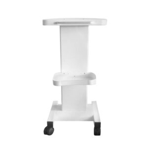 white salon rolling tray table, beauty trolley cart with wheels, spa stand holder cart for salon equipment, salon storage beauty instrument cart for homes office