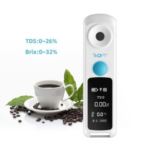 Digital Tester Drip Coffee Concentrator 0~32% Brix Sugar Meter TDS 0-25% Refractometer Smart Online Monitor APP Control