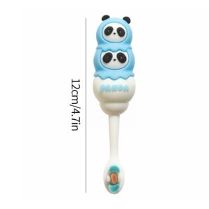 Children's Soft Bristles Toothbrush with Cute Panda Handle, Designed for Delicate Teeth & Gums for Children 2 Years & Up, Manual Toothbrushes Training Toothbrush for Toddler Oral Care