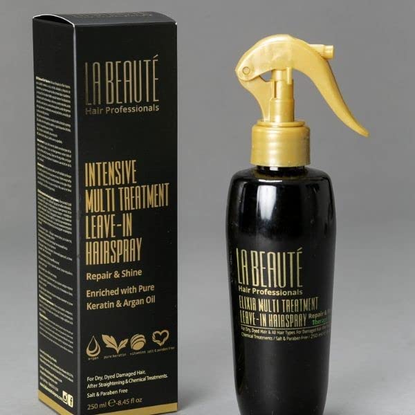 LA BEAUTÉ Hair Professionals Intensive Multi Treatment Leave-In Hairspray 8.45 fl Oz