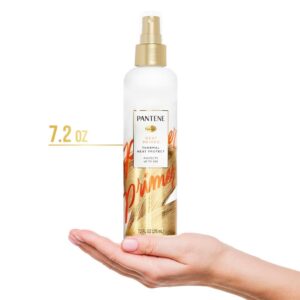 Pantene Pro-V Heat Protectant Spray, Thermal Heat Primer for Hair, Pack of 3, 21.6 oz total