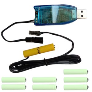 diarypiece usb to 1.5v 3v 4.5v 6v 9v 12v aaa batteries eliminators,1-8pcs am4 lr3 aaa batteries adjust voltages power cord