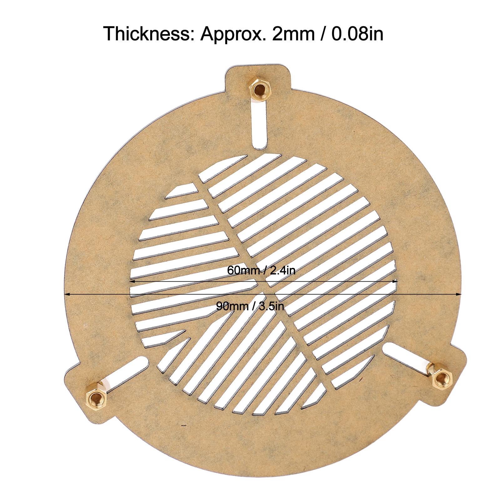 Telescope Focus Mask Acrylic Focus Mask Plate Bahtinov Mask Focusing Mask for Telescopes for Outer Diameter from 60mm to 90mm Telescope Objective Lens