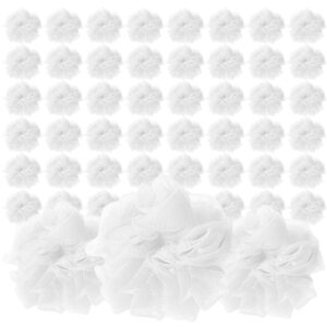 loofah lord 48 white bath or shower sponge loofahs pouf mesh wholesale bulk lot