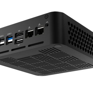 KINGDEL K18 Mini PC Desktop Computer AMD Ryzen 5 6600U CPU 16GB DDR5 RAM 512GB M.2 PCIe4.0 SSD W-11 Pro 2xLAN(2500M×2) Mini Gaming Computer Support 4K/8K Triple Display