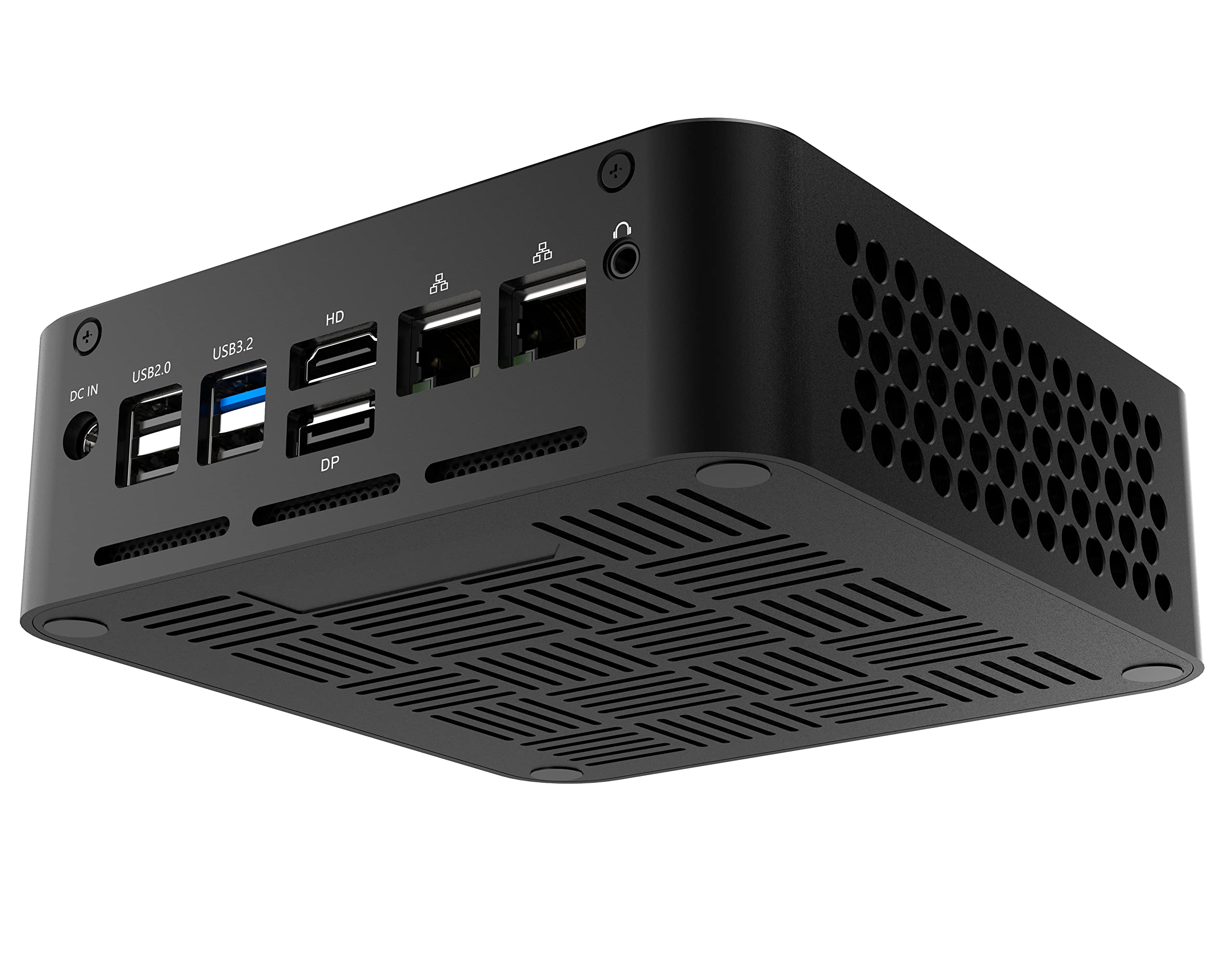 KINGDEL K18 Mini PC Desktop Computer AMD Ryzen 5 6600U CPU 16GB DDR5 RAM 512GB M.2 PCIe4.0 SSD W-11 Pro 2xLAN(2500M×2) Mini Gaming Computer Support 4K/8K Triple Display