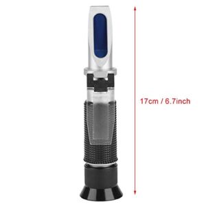 Brix Refractometer, 6.7inch Professional 0‑20% Accurate Brix Refractometer Honey Beer Fruit Juice Sugar Tester Meter