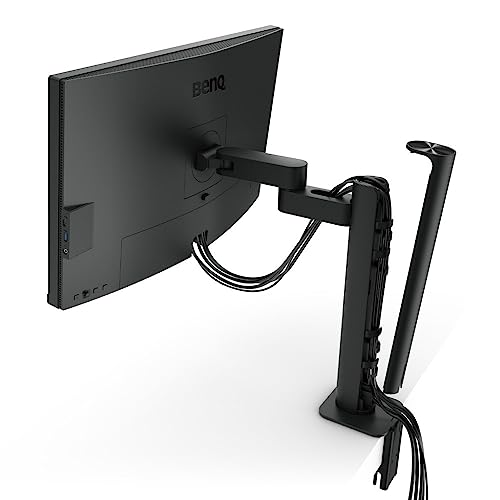 BenQ PD2705UA Ergo Arm Mac-Ready 27" 4K UHD | 99% Rec. 709 & sRGB | IPS | DeltaE ≤3 | ICC Sync | Calibration Report | AQCOLOR | Uniformity | HotKey Puck | DisplayPort | USB-C (65W) | USB Hub