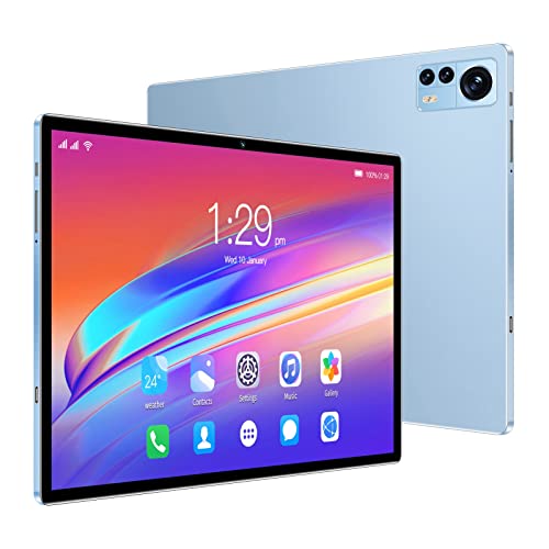 HD Tablet, Gaming Tablet 4G Network Call IPS Screen 100‑240V for Android 11 8 Core CPU Dual Speaker 7000mAh (Blue)