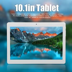 Qinlorgo Call Tablet 6GB RAM 128GB ROM 100-240V 1960x1080 IPS 10.1 Inch Tablet for Reading (US Plug) (RTLRecmzgp9io2-12)