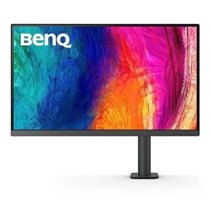 benq pd2705ua ergo arm mac-ready 27" 4k uhd | 99% rec. 709 & srgb | ips | deltae ≤3 | icc sync | calibration report | aqcolor | uniformity | hotkey puck | displayport | usb-c (65w) | usb hub