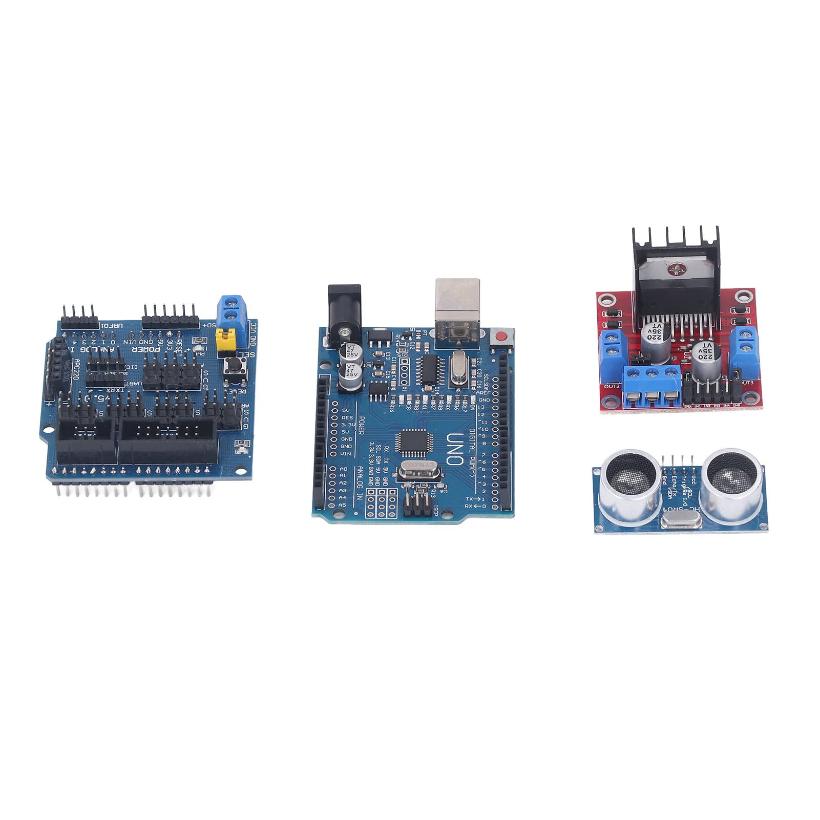 DIY Robot Smart Car Chassis Kit DIY Programmable Development Board 2WD Ultrasonic with Motor MCU