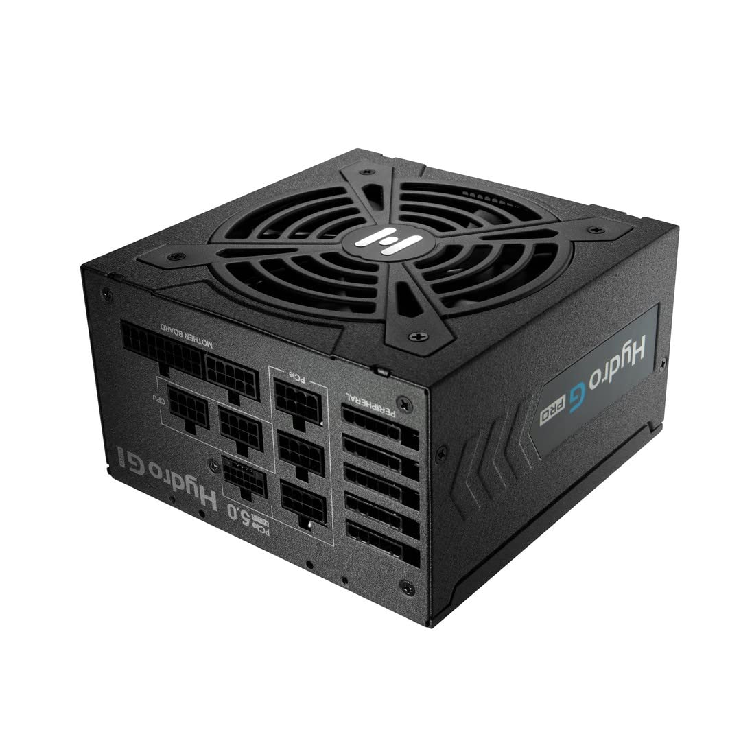 FSP Hydro G PRO 1000W 80 Plus Gold Full Modular ATX 3.0 PCIe Gen 5,W/12VHPWR Cable, Power Supply 10 Years Warranty (HG2-1000,Gen5)