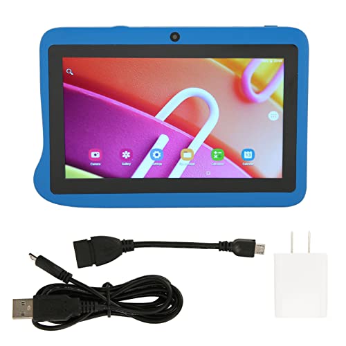 HD Tablet, 5000mAh Battery, US Plug, 100‑240V, Dual Camera, Kids Tablet for Gaming (US Plug)