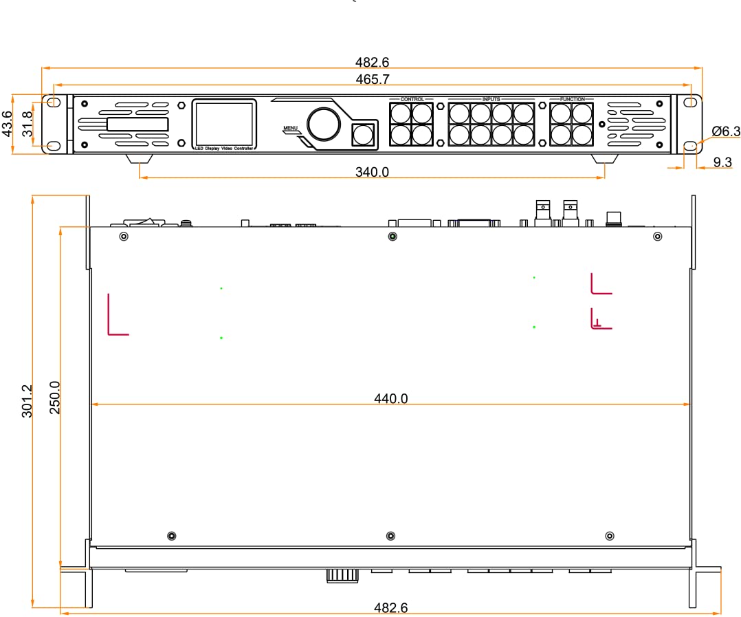 VX400 LED Screen All-in-One Video Controller VX400