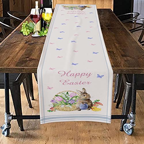 Winter Table 108 Inches Long Happy Easter Kitchen Decor Indoor Outdoor Family Party Decor Party Supplies Bohemian Rugs for Bedroom