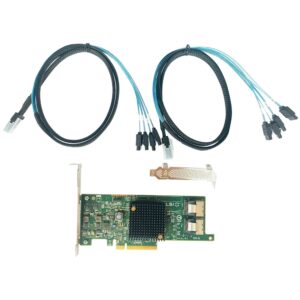 LSI 9207-8i RAID Controller Card 6Gbs SAS HBA P20 IT Mode for ZFS FreeNAS unRAID RAID Expander Card + 2 * 8087 SATA Cable