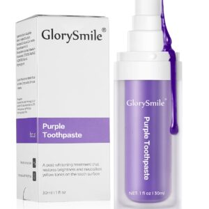 Dental Purple Toothpaste for Teeth Whitening, Tooth Stain Removal, Tooth Paint Booster for Brightness and Reduce Yellowing