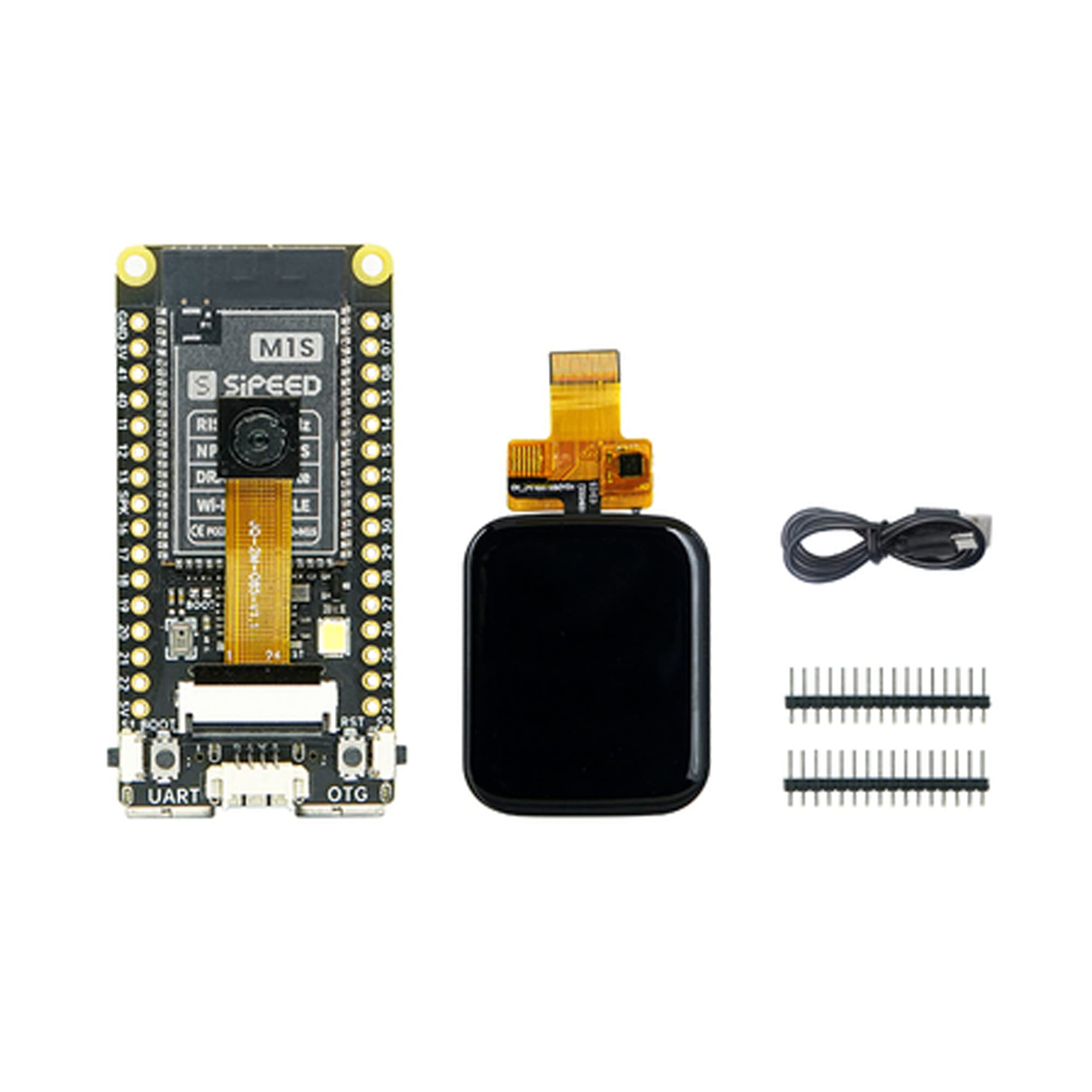 Sipeed M1s Dock AI+IoT tinyML RISC-V Linux AI Board (M1s Dock Full)