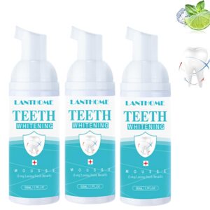 3pcs teeth whitening mouthwash, calculus removal, healing mouth ulcers, eliminating bad breath, prevents and treats cavities,tooth regeneration(50ml)