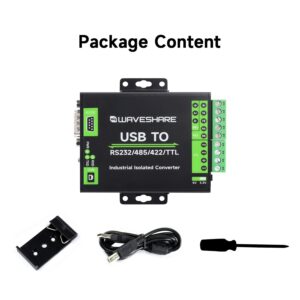 waveshare FT232RNL USB to RS232/485/422/TTL Interface Converter, Industrial Isolation