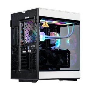 Velztorm Praetix 14th Gen AI Focused Gaming Desktop (Intel i9-14900K 2.40GHz, GeForce RTX 4090 24GB, 32GB DDR5, 2TB PCIe SSD + 2TB HDD, 360mm AIO, 1000W PSU, WiFi 6, BT 5.2, Win 11 Home) VELZ0076