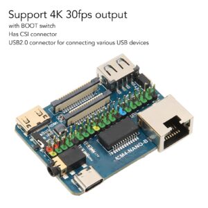 Module 4 Board Multi Interface, 4K Resolution 30FPS, USB2.0 Connector with CSI Connector, Standard Cm4 Socket 40Pin Gpio Suitable for Connecting Various USB Devices