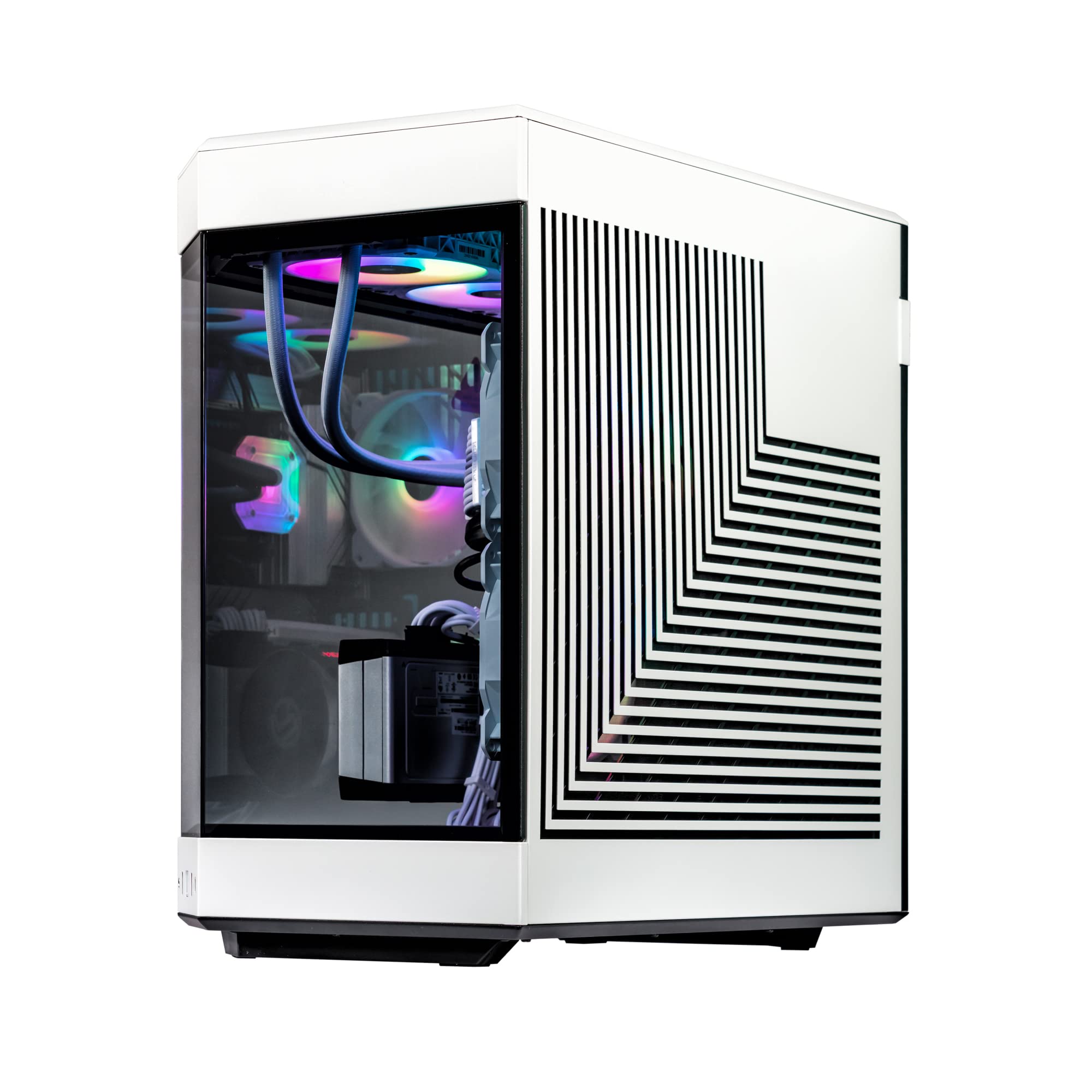 Velztorm Praetix 14th Gen AI Focused Gaming Desktop (Intel i9-14900K 2.40GHz, GeForce RTX 4070 Ti 24GB, 32GB DDR5, 2TB PCIe SSD, 360mm AIO, 1000W PSU, WiFi 6, BT 5.2, Win 11 H) VELZ0076