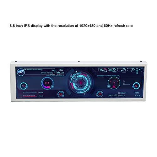 Cryfokt PC CPU Data Monitor, 8.8 Inch IPS Theme Editor