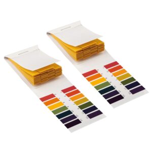 pizarra 2 set 160 strips 1-14 ph litmus paper ph strips water cosmetics soil ph paper strips with control card