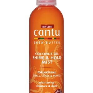 Cantu Shea Butter Coconut Oil Shine and Hold Mist, 8 Fluid Ounce (Pack of 3)