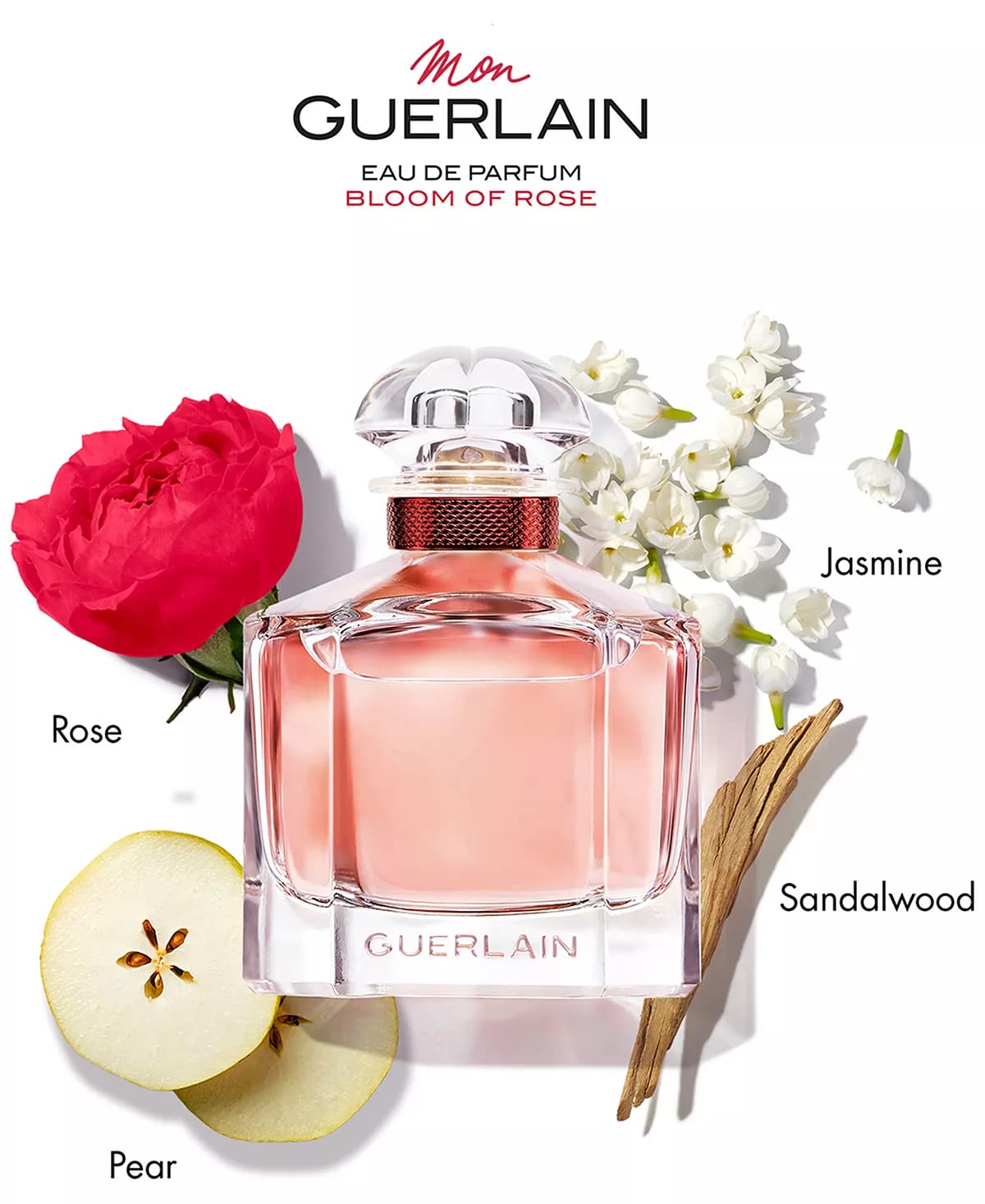 Guerlain Mon Bloom of Rose Eau De Parfum Spray for Women, 3.3 Ounce