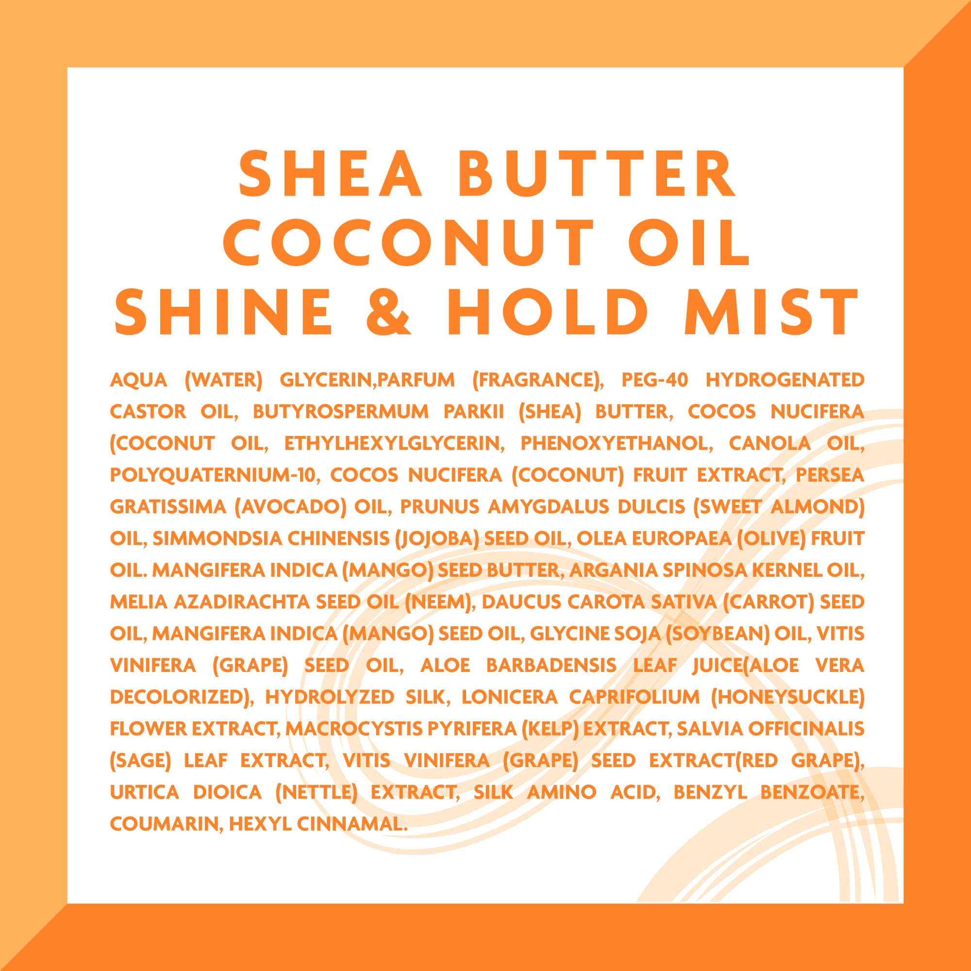 Cantu Shea Butter Coconut Oil Shine and Hold Mist, 8 Fluid Ounce (Pack of 3)