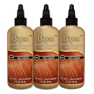 ra4 rich auburn bigen semi permanent hair color (3 pack)