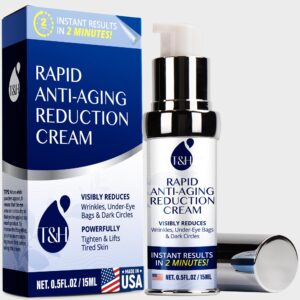 Rapid Anti-Aging Reduction Cream Visibly Reduces Wrinkles, Under-Eye Bags and Dark Circles, Powerfully Tighten and Lifts Tired Skin - 15mL