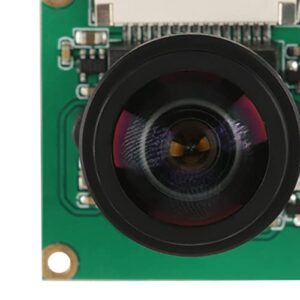 5 Megapixel OV5647 Sensor, HD Camera Module Board Wide Angle 175° for Raspberry Pi B 3/2 with Adjustable and Interchangeable Lens, 3.2 * 3.2 * 2.5cm