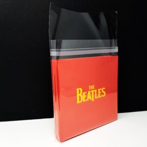 45rpm Large Box Set Sleeves (x5) 2mil + Seal Up Overhang - 7" Vinyl Record (+1 Free Dj Magnet)