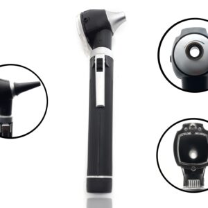 MEDCASE Brilliance Otoscope | Lifetime Warranty | Professional Ear Scope with Light and Speculum for Ear Examination and Diagnosis - Ideal for Professional Use