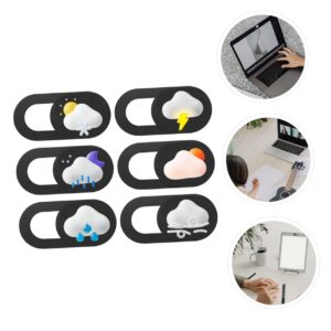 KOMBIUDA 6pcs Camera Cover Camera for Computer Tablet Laptop Phone Camera Laptop cam Cover Webcam Cover Slide Laptop Camera Webcam Privacy Lens Protector Camera Slide Blocker Webcam Slider