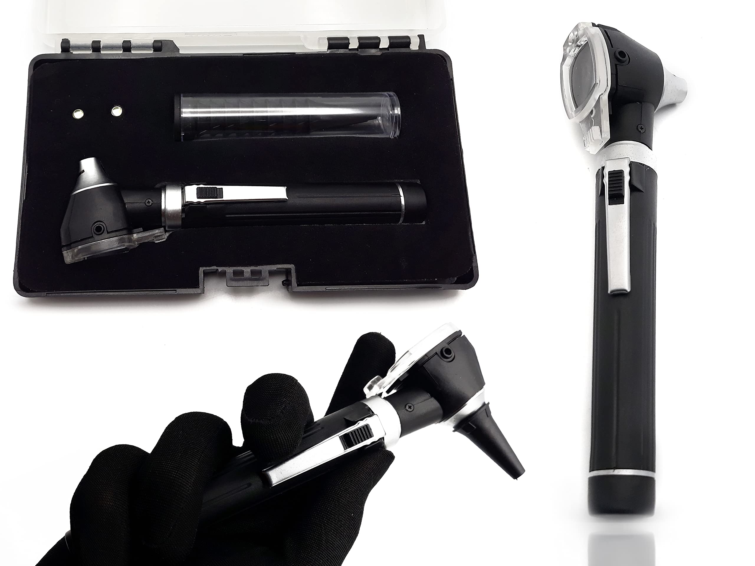 MEDCASE Brilliance Otoscope | Lifetime Warranty | Professional Ear Scope with Light and Speculum for Ear Examination and Diagnosis - Ideal for Professional Use