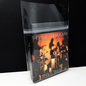 45rpm Large Box Set Sleeves (x5) 2mil + Seal Up Overhang - 7" Vinyl Record (+1 Free Dj Magnet)